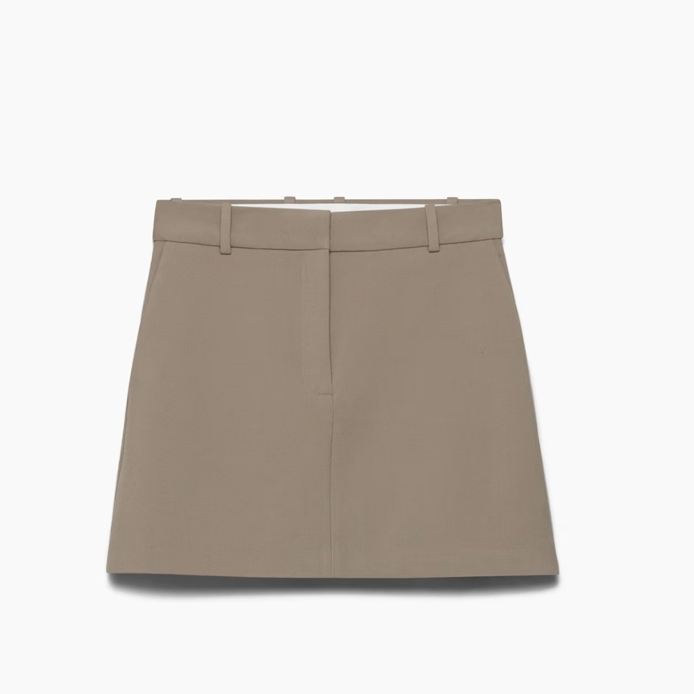 Babaton Blue Mini Skirt